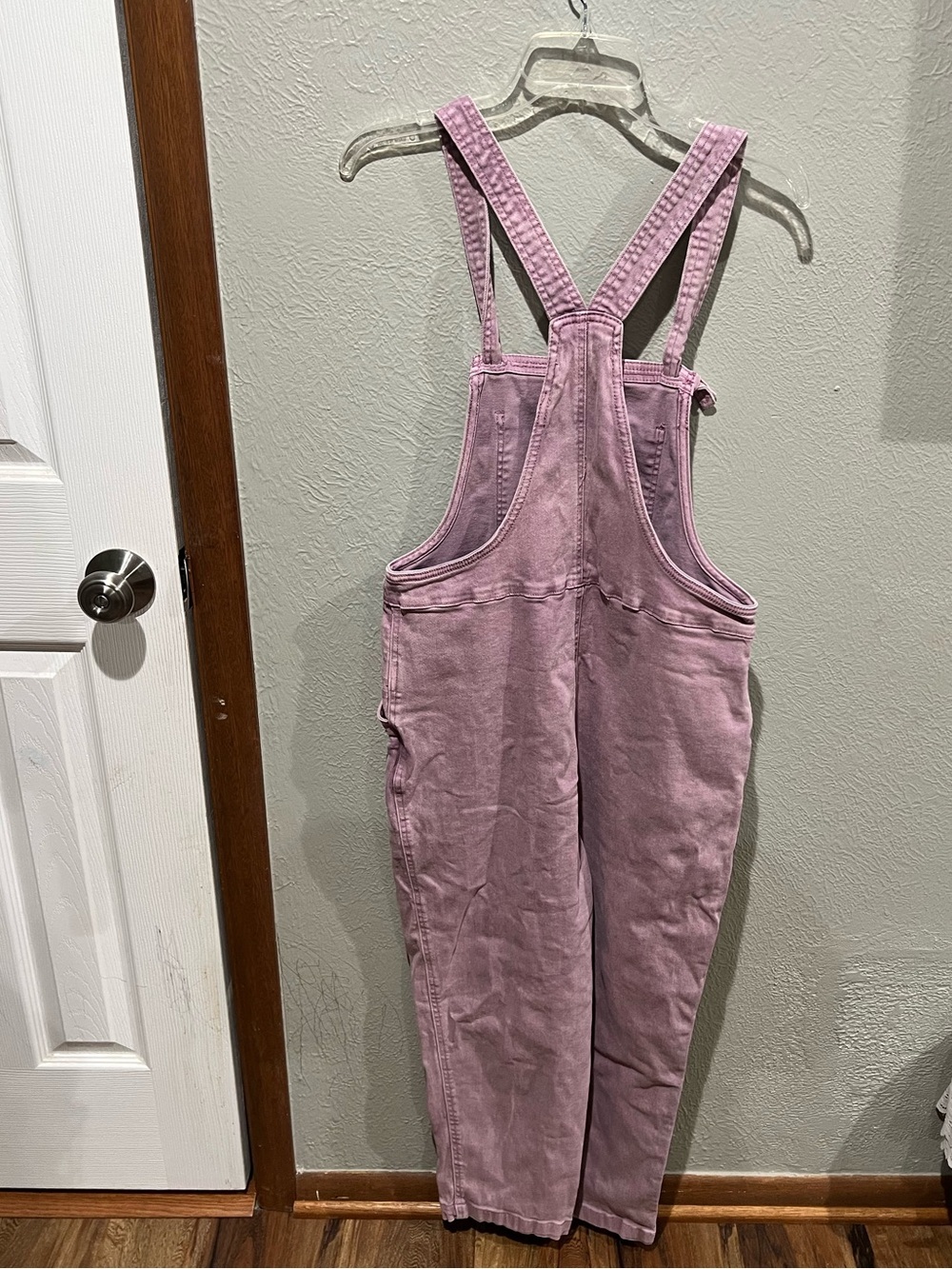 Women’s Purple Cotton Overalls Size Small EUC Zenana Brand - Picture 3 of 3
